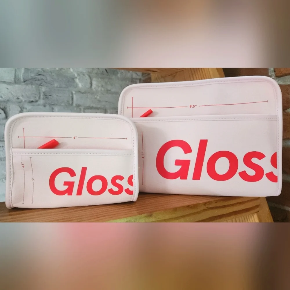 Set Of Glossier MakeUp Bags